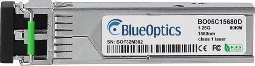 Blueoptics Usfp-Gb/Zx-D-R-Bo Fiber Optisk 1250 Mbit/S Sfp Lc 80000 M 1550 Nm
