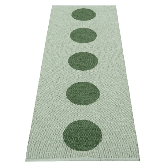 Pappelina Vera Pop teppe Leaf/Misty Mint 70 x 200cm
