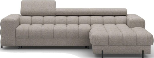 Hjørnesofa Eltap Felro 285x181x93 cm Royal 20 Beige Høyre