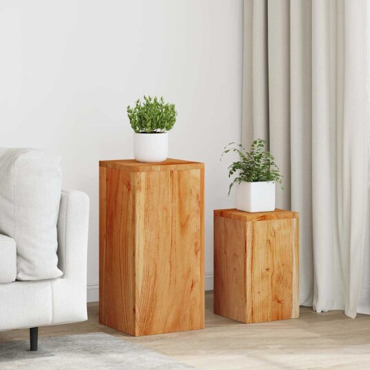 vidaXL Sidebord 2 stk heltre akasie
