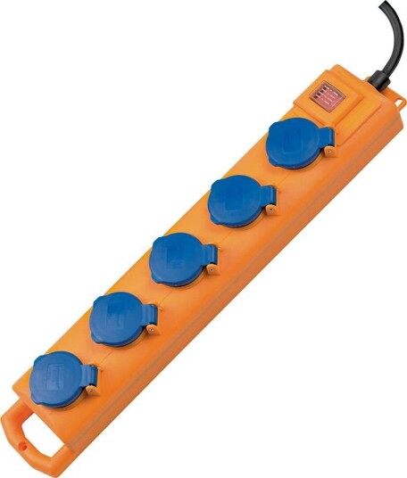 Brennenstuhl Forgreningsuttak 5 veis 2 m kabel H07RN F3G1.5 IP54 Brennenstuhl Forgreningsuttak 5 veis 2 m kabel H07RN F3G1.5 IP54