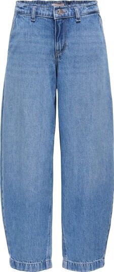 Kids Only Jeans KogComet Mid Barrel Light Blue Denim Kids Only 10 år (140) Jeans Blå Lyseblå