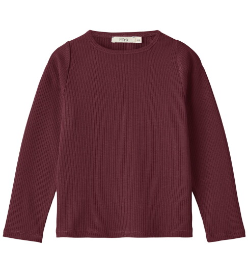 Fliink Kenna Ls Blouse Burgundy 116