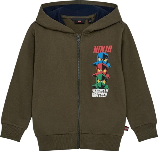 LEGO® Ninjago Cardigan LWSaku 700 Armygrønn LEGO® Wear 11 år 146 Cardigan LEGO® Ninjago Cardigan LWSaku 700 Armygrønn LEGO® Wear 11 år 146 Cardigan