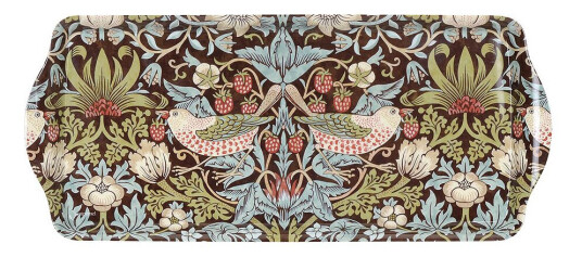 Morris & Co Strawberry thief smørbbrett 16,5x38,5 cm brun Morris & Co Strawberry thief smørbbrett 16,5x38,5 cm brun