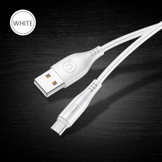Usb-Kabel Usams Usb-A Microusb 1 M Hvit Sj268usb02