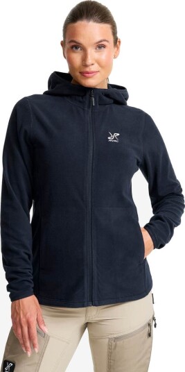Revolutionrace Hiker Fleece Hoodie Herre Deep Navy 4XL Herre Overdeler Fleece & midlayers