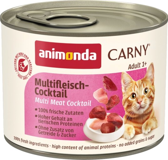 Animonda Carny Våtfôr Adult Multikjøtt Cocktail 6 X 200 G