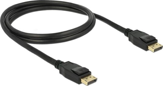 Delock 1 m DisplayPort-kabel 1.2, 4K @ 60Hz, Svart Delock 1 m DisplayPort-kabel 1.2, 4K @ 60Hz, Svart