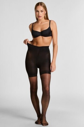 Hunkemöller Strømpebukse 15 Denier Total Lift & Shape Svart