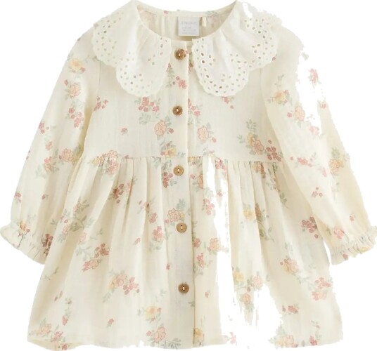 Lindex Dress In Cotton Gauze White 62