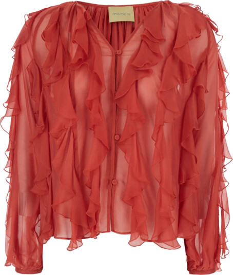 Momoni Dame Bluser & Skjorter Rød S,