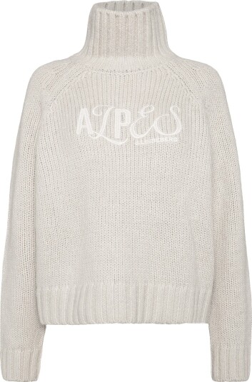 J. Lindeberg April Chunky Knit Turtleneck   Cream   XL