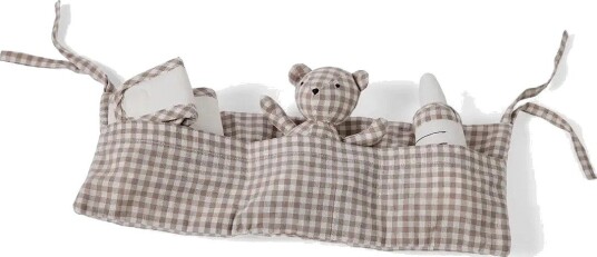 Smallstuff Hanging Organizer For Doll Bed And Doll Accessories Rose Gingham SANDY One Size Smallstuff Hanging Organizer For Doll Bed And Doll Accessories Rose Gingham SANDY One Size