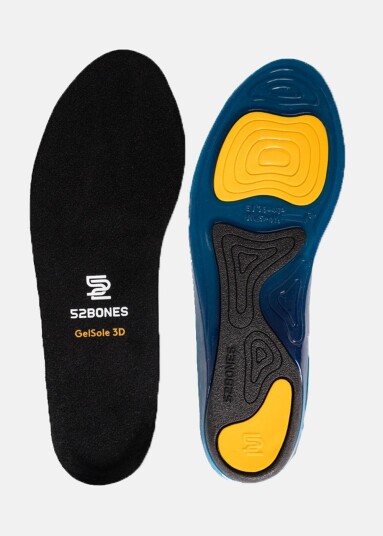 52 Bones Gelsole 3d Blue 36 38 Såler 52 Bones Gelsole 3d Blue 36 38 Såler