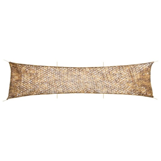 Kamuflasjenett med oppbevaringspose 613x138 cm sand Kamuflasjenett med oppbevaringspose 613x138 cm sand