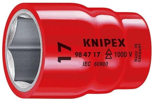 Knipex 98 47 13, Enkel Enhet, Støpseladapter, Kromvanadiumstål, 13 Mm, 1 Stykker Knipex 98 47 13, Enkel Enhet, Støpseladapter, Kromvanadiumstål, 13 Mm, 1 Stykker