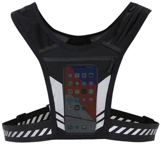 Trolsk Refleksvest for Løping med Lomme for Telefon