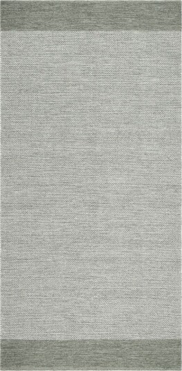 Alva Bomullsteppe 75x280 cm Oval - Grønn