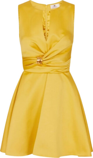 Elisabetta Franchi Dame Kjoler Gul M, Elisabetta Franchi Dame Kjoler Gul M,