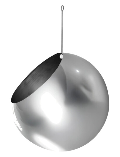 AYTM Globe Hænge Blomsterpotte   Silver   Ø21XH32CM