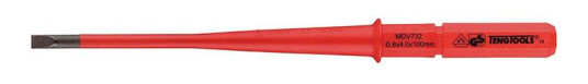 Teng Tools 282910207 Skrutrekkerklinge 0,8 × 4,0 mm, spor, Håndverktøy