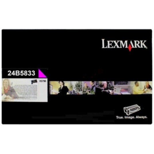 Lexmark 24B5833 Tonerkassett magenta Return Program Extra High Yi