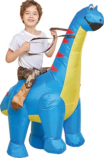 Original Cup Oppblåsbar Ridende Dinosaurie Barn Kostyme One size COS-DIPLO-K