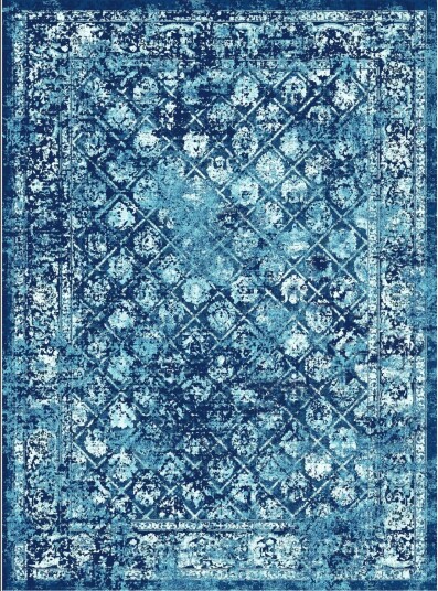 Wilton teppe Douz blå Størrelse: 200 x 280 cm