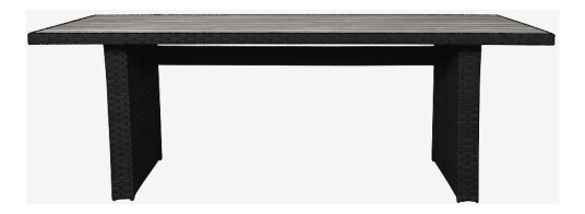 NORDFORMHagebord 210x96 cm GruffuddSvartSpisebordFra Homeroom