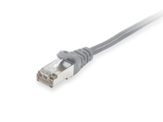 EQUIP Patchkabel Cat6A  S/FTP 2xRJ45  0.25m grau        LSZH