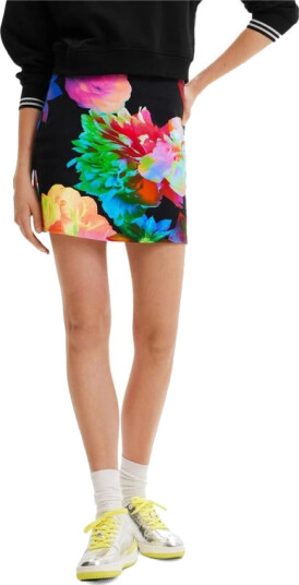 Desigual Dame Skjørt Flerfarget M,