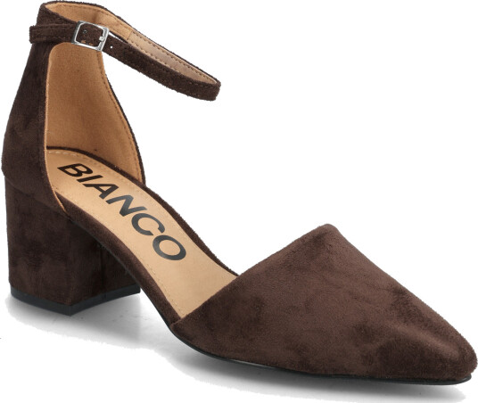 Bianco Biadevived Pump Micro Suede - Brown - 39