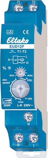 Eltako 21100830 Trykkdimmer 230 V 0 400 VA IP20 Elfordeling & strømforsyning