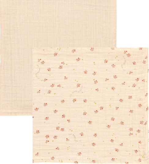 Liewood Lewis Muslin Cloth 2 Pack Beige Liewood Lewis Muslin Cloth 2 Pack Beige