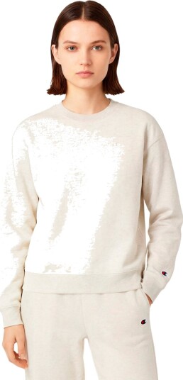 Champion Crewneck Sweatshirt Beige M Champion Crewneck Sweatshirt Beige M