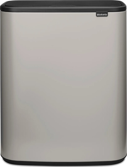 Brabantia Bo touch bin 2 x 30 L Soft grey