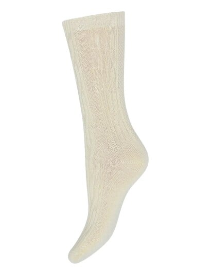 CCDK Copenhagen Cable Knit Socks Cream 39 42
