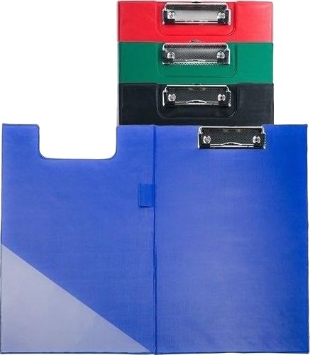 D.Rect A4 Plate I Pvc Med Klype Og Mappe Svart D.Rect A4 Plate I Pvc Med Klype Og Mappe Svart
