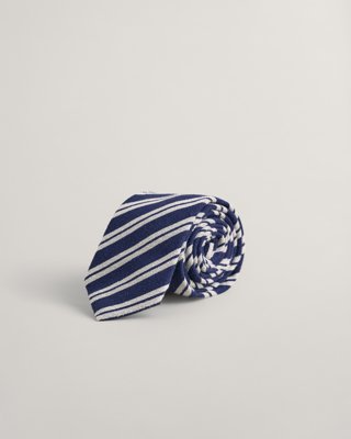 Stripete slips i råsilke EVENING BLUE ONESIZE