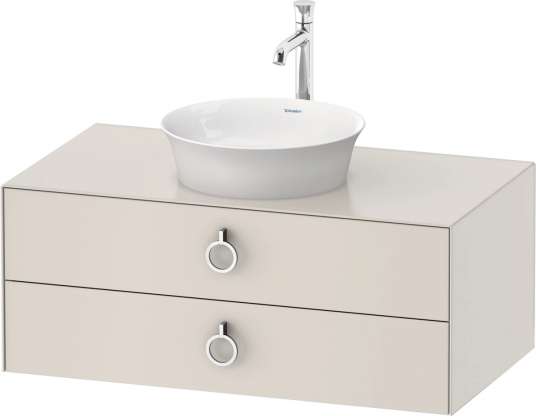 Duravit White Tulip Servantskap 2 skuf. 100x55x40,8 cm Nordisk Hvit Matt