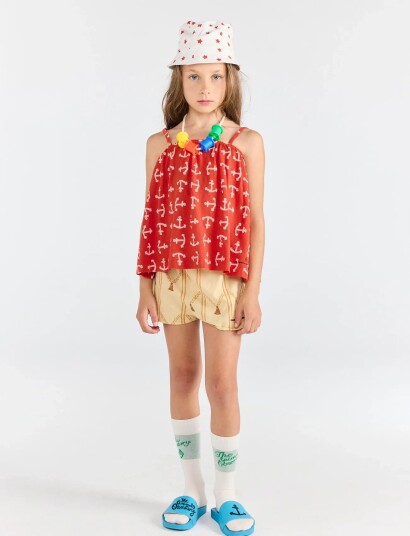 THE ANIMALS OBSERVATORY Stork Kid Top Red   Red   128