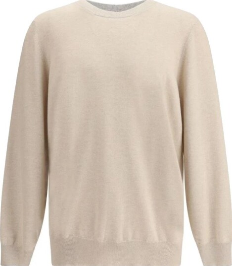 Brunello Cucinelli Herre Strikkevarer Beige 3XL,