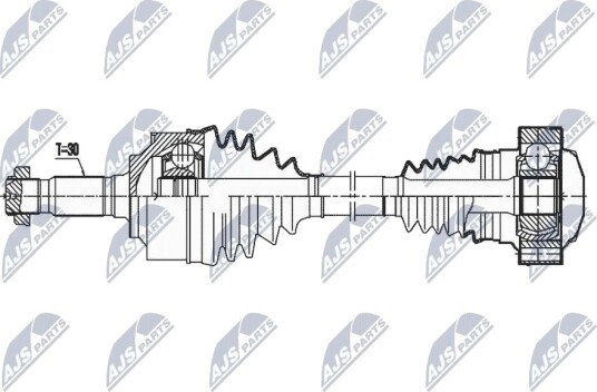 Nty Drivaksel NTY NPW ME 164 Nty Drivaksel NTY NPW ME 164