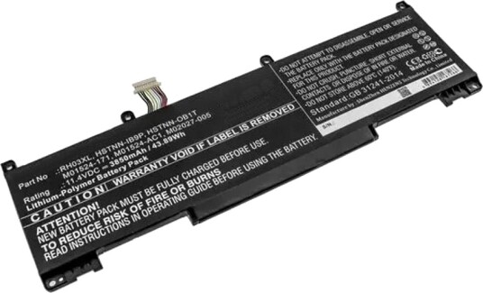 HP 3C laptop-batteri, 45Wh, 3,95Ah, Li-ion, RH03045XL-PL, RH03XL