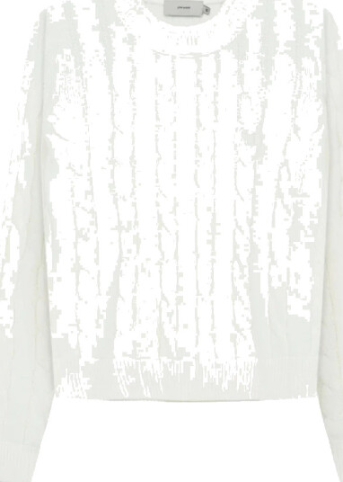 Copenhagen Muse Dame Strikkevarer Hvit XS,