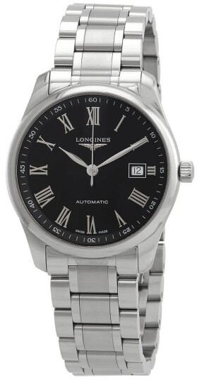 Longines Herreklokke L2.793.4.59.6 Master Sort/Stål Ø40 mm