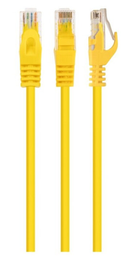 Cablexpert Koblingskabel Rj-45 Hann Til Rj-45 Hann 1.5 M 6.2 Mm Utp Cat 6 Uten Hindringer Formstøpt Gul