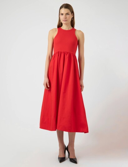 YAS Yasmiri Sl Long Dress S. Noos Red L