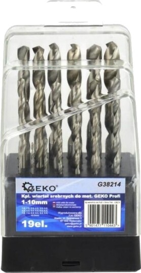 Geko Borresett 1-10 Mm / 19 Stk (5/50) G38214